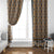 New Zealand Maori Niho Taniwha Window Curtain Karaka Mangopare and Puhoro Pattern