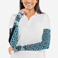 New Zealand Maori Niho Taniwha Arm Sleeves Kikorangi Mangopare and Puhoro Pattern - Polynesian Pride