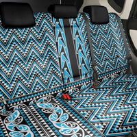 New Zealand Maori Niho Taniwha Back Car Seat Cover Kikorangi Mangopare and Puhoro Pattern