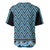New Zealand Maori Niho Taniwha Baseball Jersey Kikorangi Mangopare and Puhoro Pattern