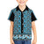 New Zealand Maori Niho Taniwha Family Matching Tank Maxi Dress and Hawaiian Shirt Kikorangi Mangopare and Puhoro Pattern