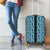 New Zealand Maori Niho Taniwha Luggage Cover Kikorangi Mangopare and Puhoro Pattern