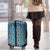 New Zealand Maori Niho Taniwha Luggage Cover Kikorangi Mangopare and Puhoro Pattern