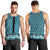 New Zealand Maori Niho Taniwha Men Tank Top Kikorangi Mangopare and Puhoro Pattern