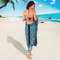 New Zealand Maori Niho Taniwha Sarong Kikorangi Mangopare and Puhoro Pattern
