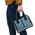 New Zealand Maori Niho Taniwha Shoulder Handbag Kikorangi Mangopare and Puhoro Pattern