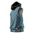 New Zealand Maori Niho Taniwha Sleeveless Hoodie Kikorangi Mangopare and Puhoro Pattern - Polynesian Pride