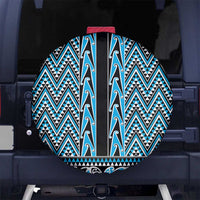 New Zealand Maori Niho Taniwha Spare Tire Cover Kikorangi Mangopare and Puhoro Pattern