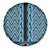 New Zealand Maori Niho Taniwha Spare Tire Cover Kikorangi Mangopare and Puhoro Pattern