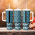 New Zealand Maori Niho Taniwha Tumbler With Handle Kikorangi Mangopare and Puhoro Pattern