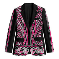 New Zealand Maori Niho Taniwha Blazer Mawhero Mangopare and Puhoro Pattern - Polynesian Pride