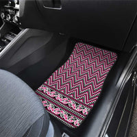 New Zealand Maori Niho Taniwha Car Mats Mawhero Mangopare and Puhoro Pattern