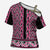 New Zealand Maori Niho Taniwha Cross Shoulder Shirt Mawhero Mangopare and Puhoro Pattern - Polynesian Pride