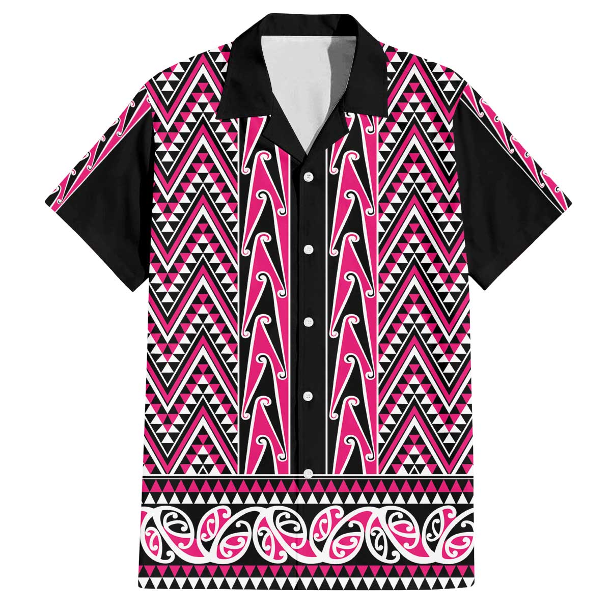 New Zealand Maori Niho Taniwha Family Matching Off The Shoulder Long Sleeve Dress and Hawaiian Shirt Mawhero Mangopare and Puhoro Pattern