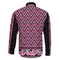 New Zealand Maori Niho Taniwha Family Matching Off Shoulder Short Dress and Hawaiian Shirt Mawhero Mangopare and Puhoro Pattern LT9 - Polynesian Pride