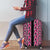 New Zealand Maori Niho Taniwha Luggage Cover Mawhero Mangopare and Puhoro Pattern