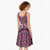 New Zealand Maori Niho Taniwha Midi Dress Mawhero Mangopare and Puhoro Pattern - Polynesian Pride