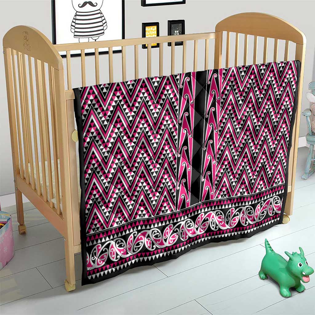 New Zealand Maori Niho Taniwha Quilt Mawhero Mangopare and Puhoro Pattern
