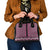 New Zealand Maori Niho Taniwha Shoulder Handbag Mawhero Mangopare and Puhoro Pattern