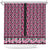 New Zealand Maori Niho Taniwha Shower Curtain Mawhero Mangopare and Puhoro Pattern