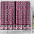 New Zealand Maori Niho Taniwha Shower Curtain Mawhero Mangopare and Puhoro Pattern