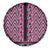 New Zealand Maori Niho Taniwha Spare Tire Cover Mawhero Mangopare and Puhoro Pattern