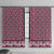 New Zealand Maori Niho Taniwha Window Curtain Mawhero Mangopare and Puhoro Pattern
