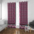 New Zealand Maori Niho Taniwha Window Curtain Mawhero Mangopare and Puhoro Pattern