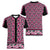 New Zealand Maori Niho Taniwha Women V-Neck T-Shirt Mawhero Mangopare and Puhoro Pattern