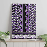 New Zealand Maori Niho Taniwha Canvas Wall Art Waiporopo Mangopare and Puhoro Pattern LT9 - Polynesian Pride