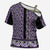 New Zealand Maori Niho Taniwha Cross Shoulder Shirt Waiporopo Mangopare and Puhoro Pattern - Polynesian Pride