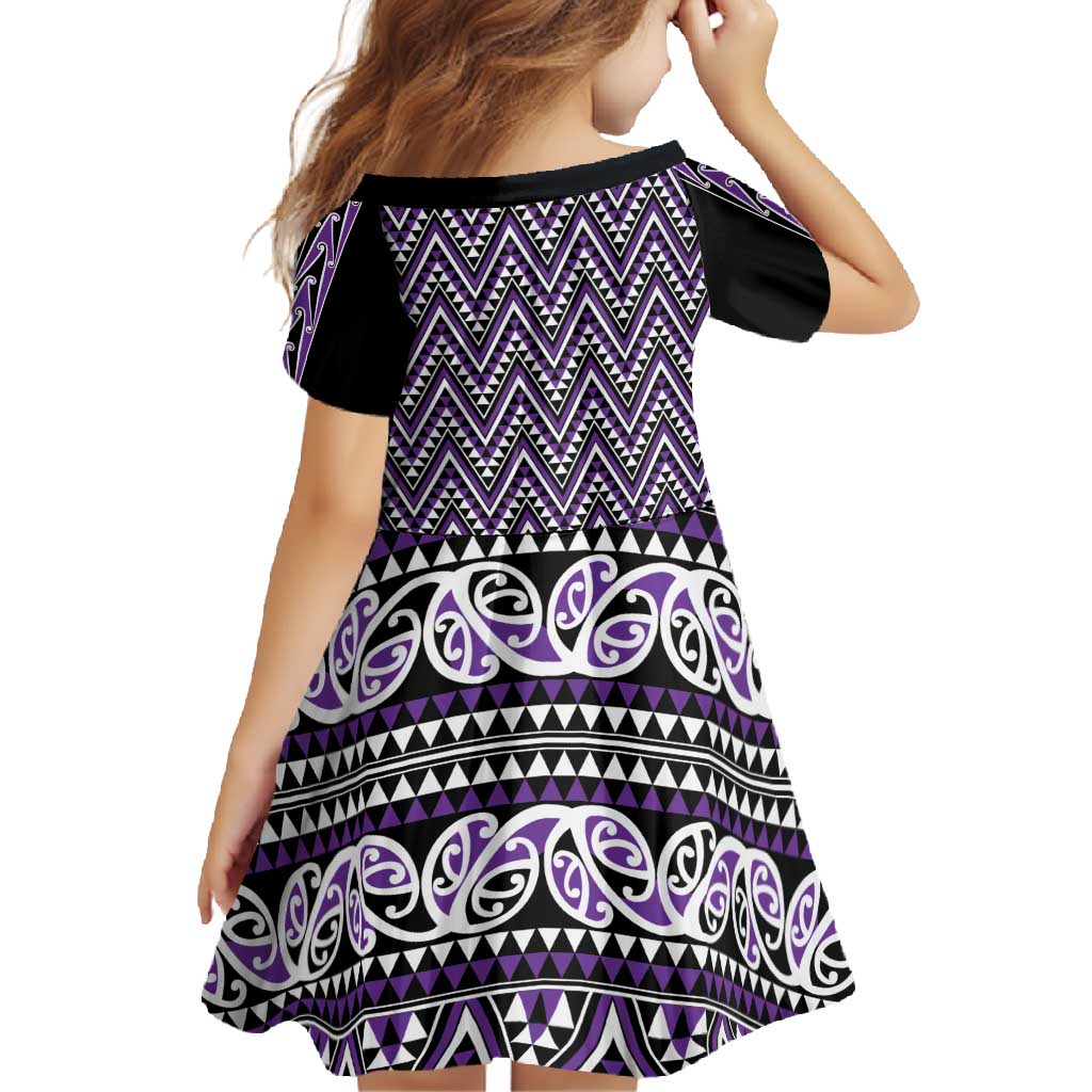 New Zealand Maori Niho Taniwha Family Matching Off Shoulder Maxi Dress and Hawaiian Shirt Waiporopo Mangopare and Puhoro Pattern LT9 - Polynesian Pride