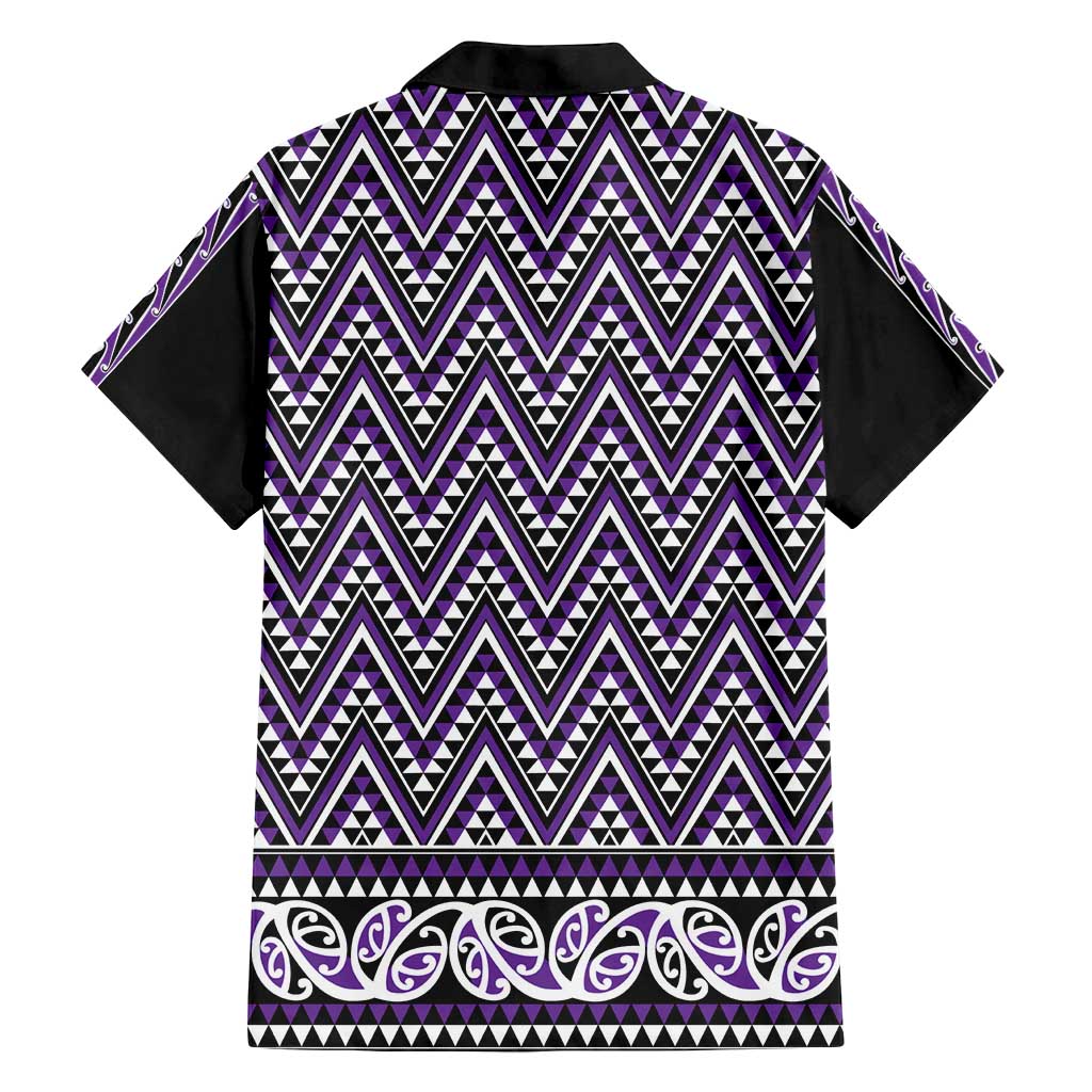 New Zealand Maori Niho Taniwha Family Matching Off Shoulder Short Dress and Hawaiian Shirt Waiporopo Mangopare and Puhoro Pattern LT9 - Polynesian Pride