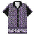 New Zealand Maori Niho Taniwha Family Matching Short Sleeve Bodycon Dress and Hawaiian Shirt Waiporopo Mangopare and Puhoro Pattern