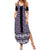 New Zealand Maori Niho Taniwha Family Matching Summer Maxi Dress and Hawaiian Shirt Waiporopo Mangopare and Puhoro Pattern