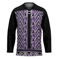 New Zealand Maori Niho Taniwha Hockey Jersey Waiporopo Mangopare and Puhoro Pattern - Polynesian Pride