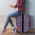 New Zealand Maori Niho Taniwha Luggage Cover Waiporopo Mangopare and Puhoro Pattern