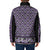 New Zealand Maori Niho Taniwha Padded Jacket Waiporopo Mangopare and Puhoro Pattern - Polynesian Pride
