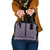New Zealand Maori Niho Taniwha Shoulder Handbag Waiporopo Mangopare and Puhoro Pattern