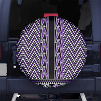 New Zealand Maori Niho Taniwha Spare Tire Cover Waiporopo Mangopare and Puhoro Pattern