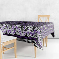 New Zealand Maori Niho Taniwha Tablecloth Waiporopo Mangopare and Puhoro Pattern