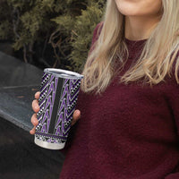 New Zealand Maori Niho Taniwha Tumbler Cup Waiporopo Mangopare and Puhoro Pattern
