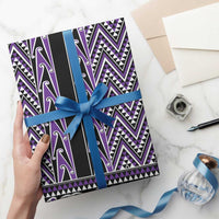New Zealand Maori Niho Taniwha Wrapping Paper Waiporopo Mangopare and Puhoro Pattern - Polynesian Pride