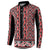 New Zealand Maori Niho Taniwha Button Sweatshirt Whero Mangopare and Puhoro Pattern
