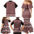 New Zealand Maori Niho Taniwha Family Matching Mermaid Dress and Hawaiian Shirt Whero Mangopare and Puhoro Pattern