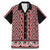 New Zealand Maori Niho Taniwha Family Matching Mermaid Dress and Hawaiian Shirt Whero Mangopare and Puhoro Pattern