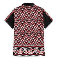 New Zealand Maori Niho Taniwha Family Matching Mermaid Dress and Hawaiian Shirt Whero Mangopare and Puhoro Pattern