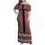 New Zealand Maori Niho Taniwha Family Matching Off Shoulder Maxi Dress and Hawaiian Shirt Whero Mangopare and Puhoro Pattern