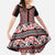 New Zealand Maori Niho Taniwha Family Matching Tank Maxi Dress and Hawaiian Shirt Whero Mangopare and Puhoro Pattern