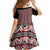 New Zealand Maori Niho Taniwha Family Matching Tank Maxi Dress and Hawaiian Shirt Whero Mangopare and Puhoro Pattern